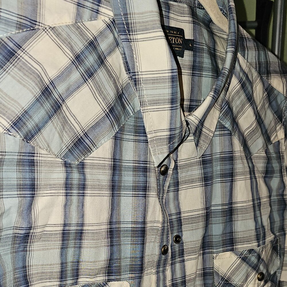 Pendleton Mens’ Plaid Button-Up Shirt – Size Large – New Without Tags